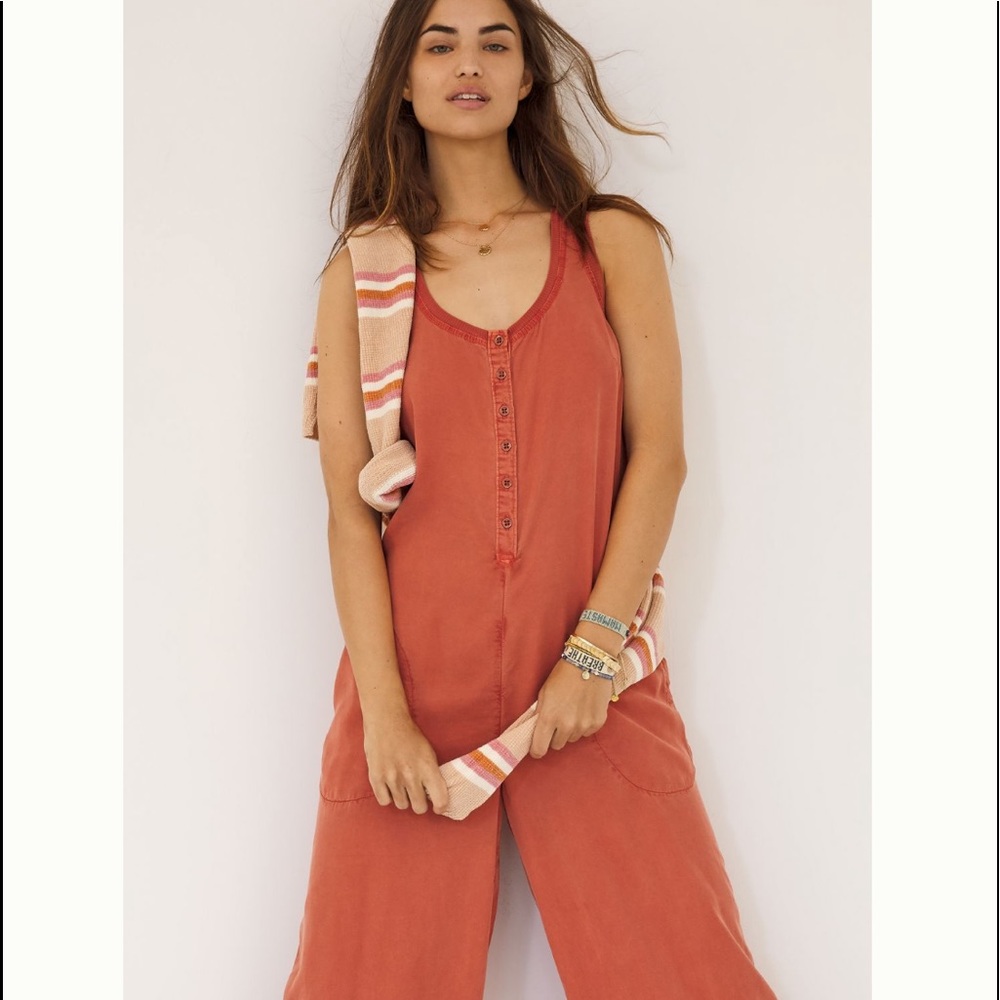 Anthropologie Saturday/Sunday Ilene Jumpsuit XL